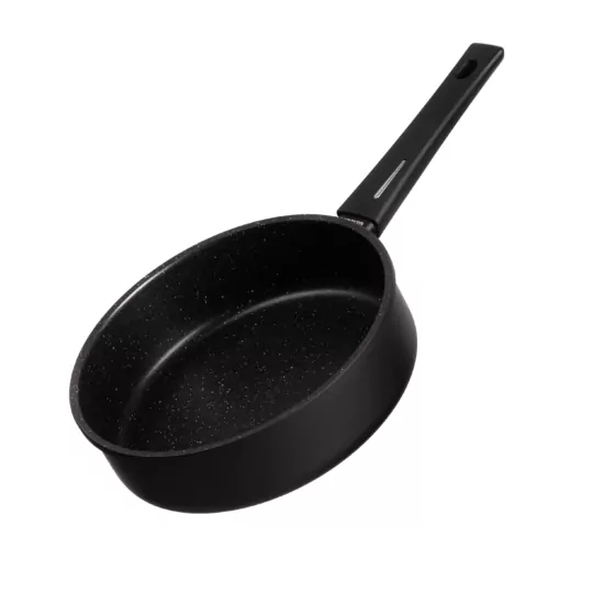 ARDESTO Open Deep Frypan with lid Gemini Gourmet Andria, 24cm, aluminium, black