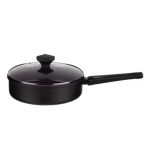 ARDESTO Open Deep Frypan with lid Gemini Gourmet Andria, 24cm, aluminium, black