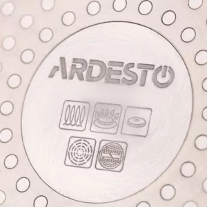ARDESTO Сковорода глибока з кришкою Gemini Gourmet Andria, 28см, алюміній, чорний