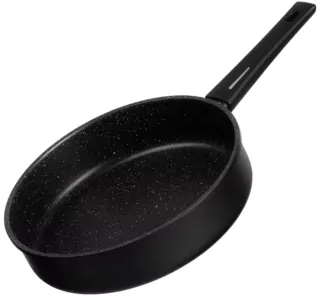 ARDESTO Open Deep Frypan with lid Gemini Gourmet Andria, 28cm, aluminium, black