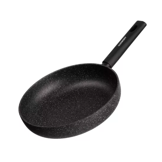 ARDESTO Deep Frypan with lid Black Mars Alcor, 24cm, aluminium, black