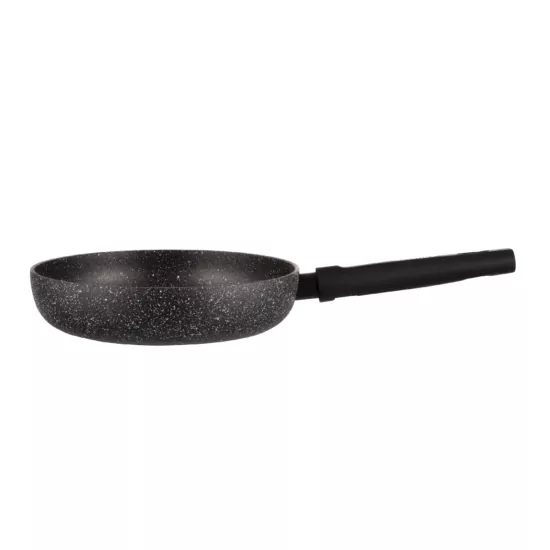 ARDESTO Deep Frypan with lid Black Mars Alcor, 24cm, aluminium, black