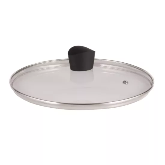 ARDESTO Deep Frypan with lid Black Mars Alcor, 24cm, aluminium, black