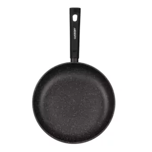 ARDESTO Deep Frypan with lid Black Mars Alcor, 24cm, aluminium, black
