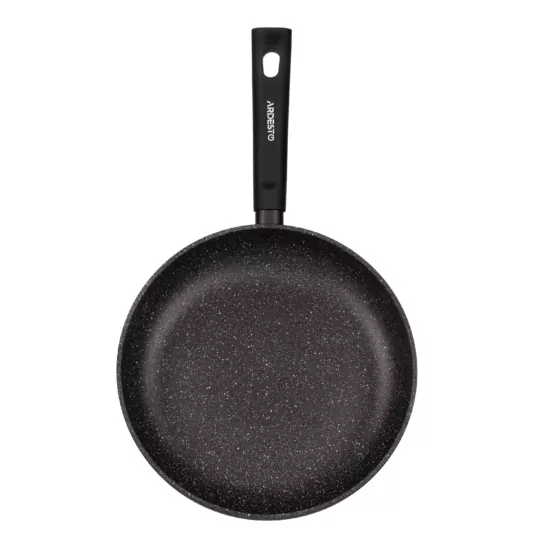 ARDESTO Deep Frypan with lid Black Mars Alcor, 24cm, aluminium, black