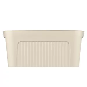 ARDESTO Ящик з кришкою для зберігання 32х21.5х14см, 6л, пластик PP, бежевий