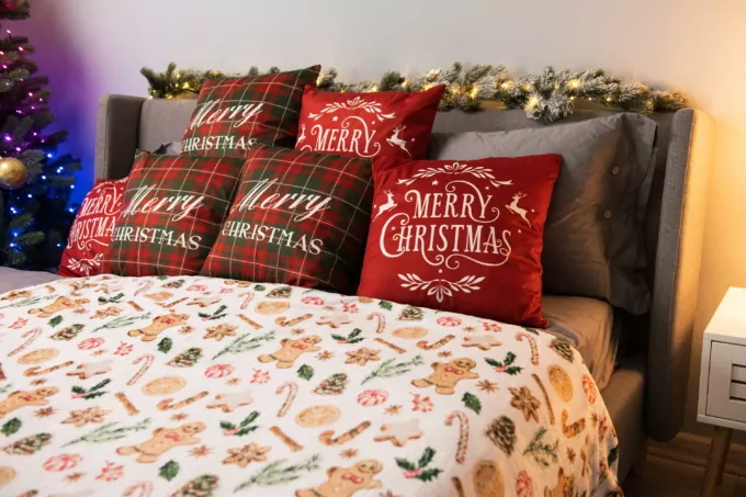 ARDESTO Плед Flannel 160х200см, 100% полиэстер, имбирные пряники