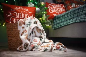 ARDESTO Плед Flannel 160х200см, 100% полиэстер, имбирные пряники