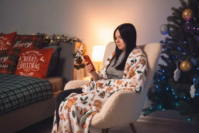 ARDESTO Плед Flannel 160х200см, 100% полиэстер, имбирные пряники
