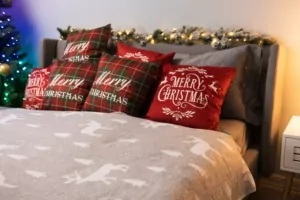 ARDESTO Плед Fleece 130×160см, 100% полиэстер, олени