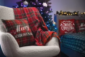 ARDESTO Fleece blanket 130x160cm, 100% polyester, classic tartan
