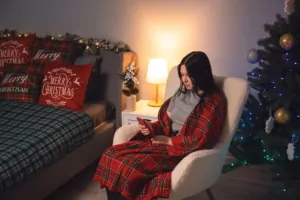ARDESTO Fleece blanket 130x160cm, 100% polyester, classic tartan