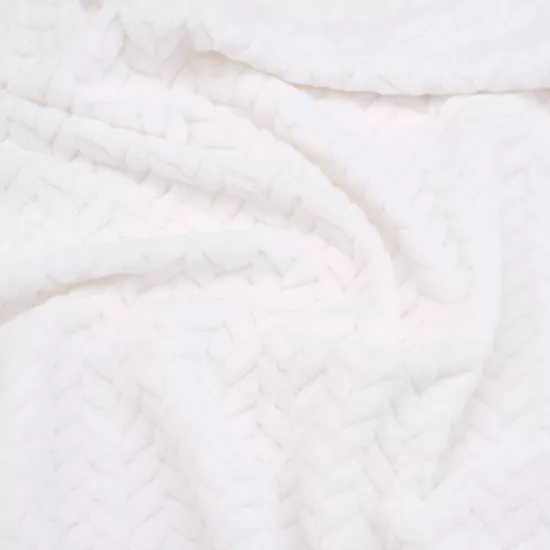 ARDESTO Плед Jacquard Braid 200х220см, 100% поліестер, айворі