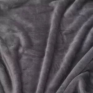 ARDESTO Delicate blanket 200х220cm, 100% polyester, light grey