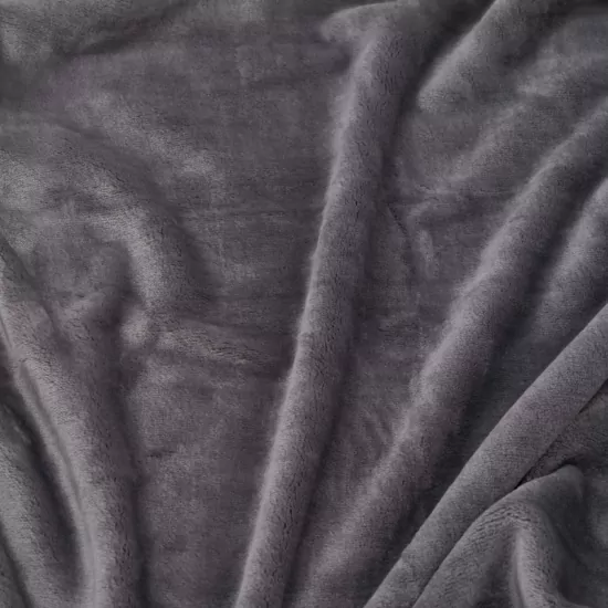ARDESTO Delicate blanket 200х220cm, 100% polyester, light grey