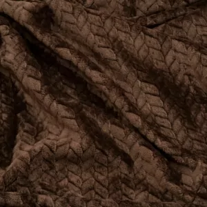 ARDESTO Плед Jacquard Braid 200х220см, 100% полиэстер, коричневый