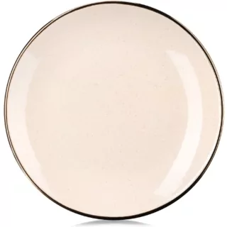 ARDESTO Dessert plate Emilia, 20cm, ceramic, beige