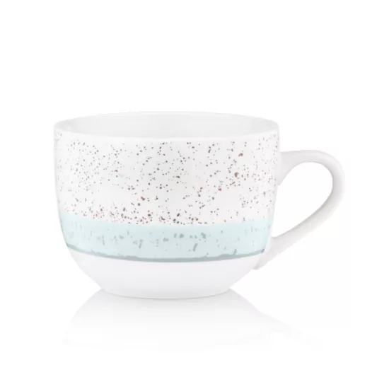 ARDESTO Mug Siena, 500ml, porcelain, white-blue