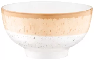 ARDESTO Bowl Siena, 340ml, 11.5cm, porcelain, white-yellow