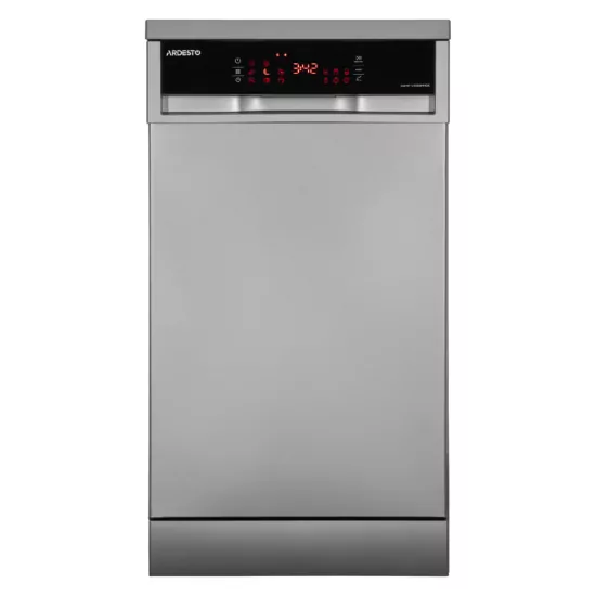 ARDESTO Dishwasher, 10sets, А++, 45cm, display, smart wash, extra hygiene, silver