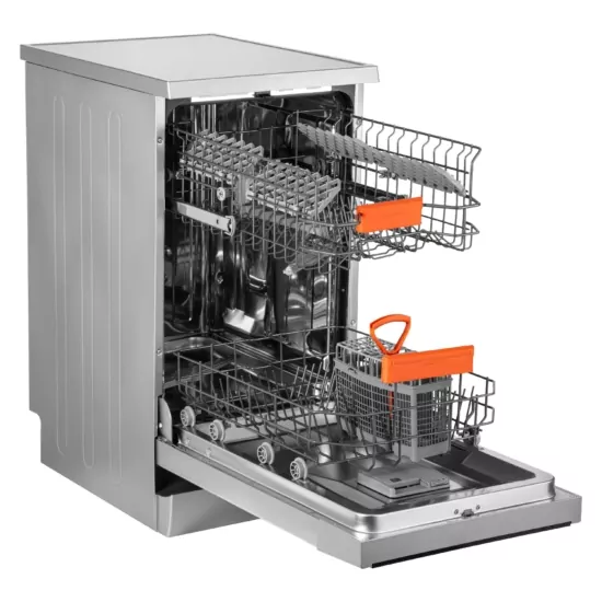 ARDESTO Dishwasher, 10sets, А++, 45cm, display, smart wash, extra hygiene, silver