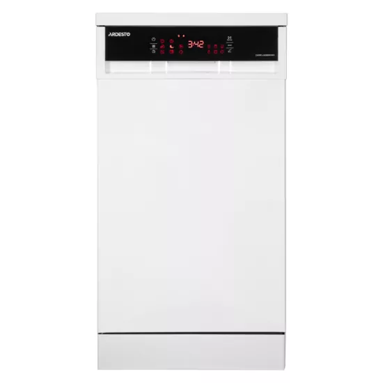 ARDESTO Dishwasher, 10sets, А++, 45cm, display, 3 basket, smart wash, extra hygiene, white