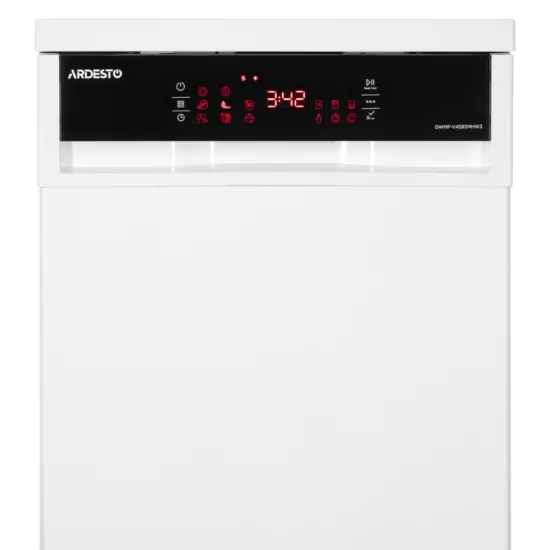 ARDESTO Dishwasher, 10sets, А++, 45cm, display, 3 basket, smart wash, extra hygiene, white