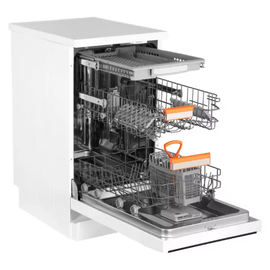 ARDESTO Dishwasher, 10sets, А++, 45cm, display, 3 basket, smart wash, extra hygiene, white