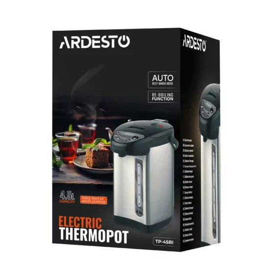 ARDESTO Thermopot 4.5l, plastic, gray-black