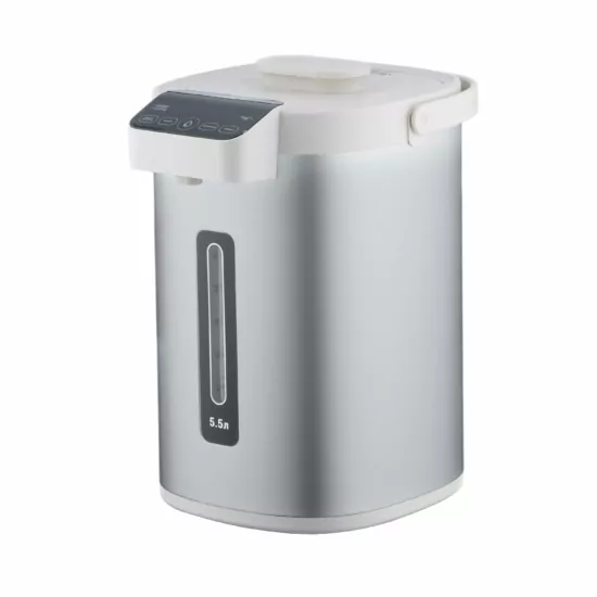 ARDESTO Thermopot 5.5l, stainless steel+plastic, gray-white