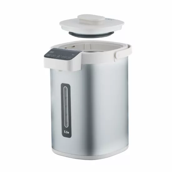 ARDESTO Thermopot 5.5l, stainless steel+plastic, gray-white
