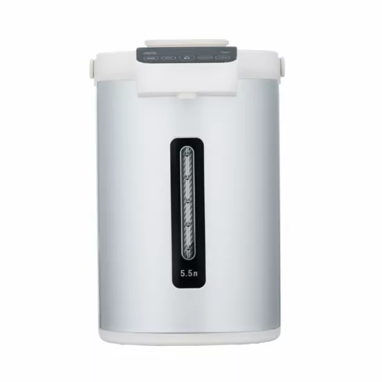 ARDESTO Thermopot 5.5l, stainless steel+plastic, gray-white