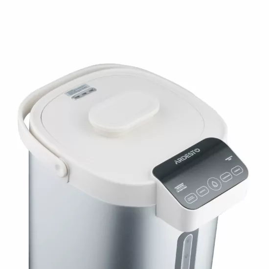 ARDESTO Thermopot 5.5l, stainless steel+plastic, gray-white