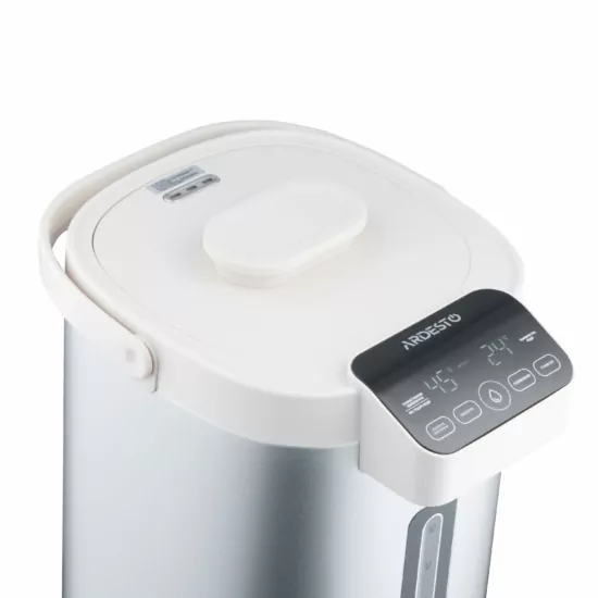 ARDESTO Thermopot 5.5l, stainless steel+plastic, gray-white