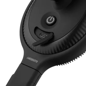 ARDESTO Електрична щітка-масажер для обличчя та тіла, акумулятор, USB Type-C , 4 режими, чорний