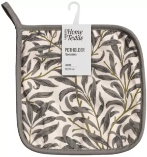 ARDESTO Potholder Leaves 20х20cm, 90% polyester, 10% cotton