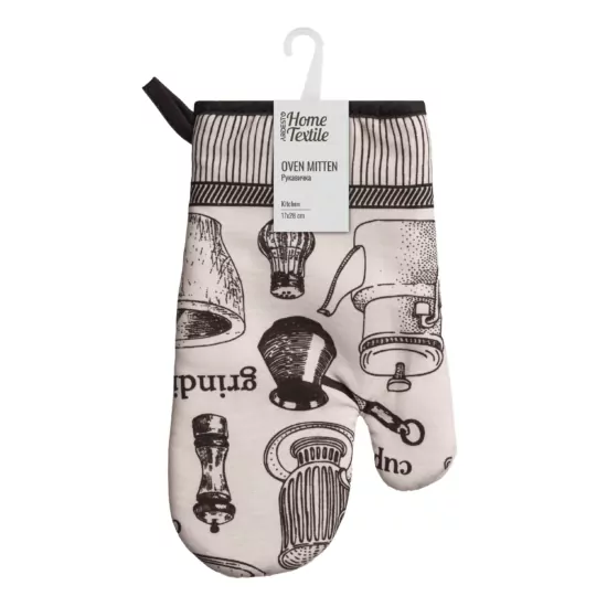 ARDESTO Oven mitten Kitchen 17х28cm, 90% polyester, 10% cotton