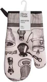 ARDESTO Oven mitten Kitchen 17х28cm, 90% polyester, 10% cotton