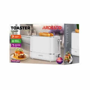 ARDESTO Тостер T-F420B, 800Вт, пластик, 2 слоти, білий