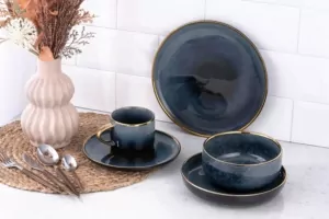 ARDESTO Mug Andria, 300ml, ceramics, blue-gray