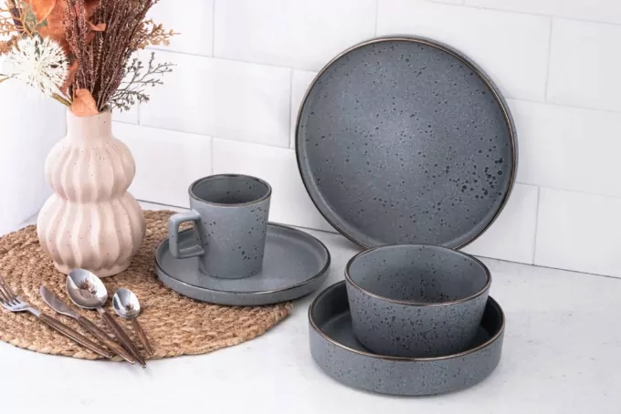 ARDESTO Mug Fasano, 310ml, ceramic, gray
