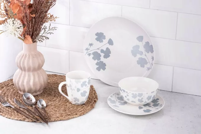 ARDESTO Bowl Capri, 510ml, 13.8cm, porcelain, white blue