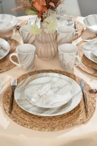 ARDESTO Dinner plate Sparkle, 27cm, porcelain, multi-colored