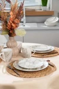 ARDESTO Dinner plate Sparkle, 27cm, porcelain, multi-colored