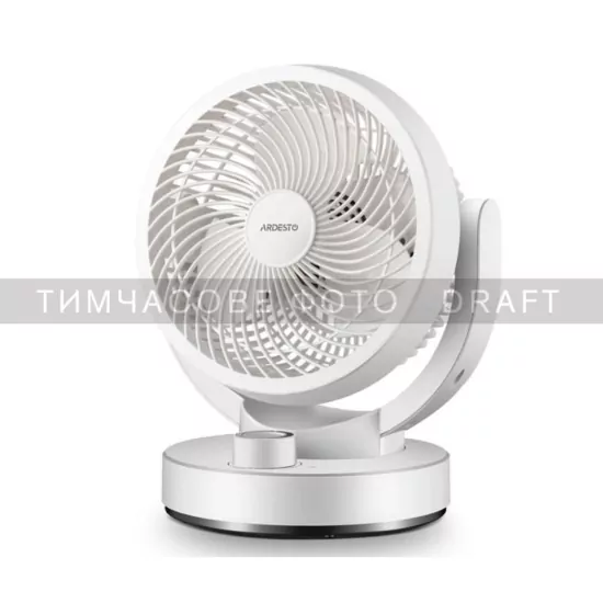 ARDESTO Table Fan FT-B25W 15 cm, 30W, white
