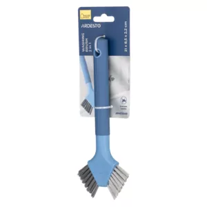 ARDESTO Washing Brush 2 in 1 21×8.5×2.2cm, plastic, blue