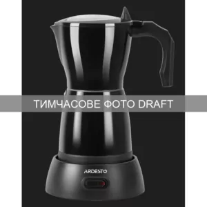 ARDESTO Coffee Maker Electric moka pot. 0.3l, ground, black