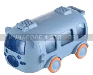 ARDESTO Пляшка для води Bear Bus 500мл, пластик, блакитний
