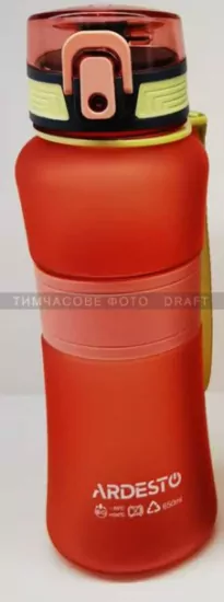 ARDESTO Bottle Balance 650ml, plastic, red
