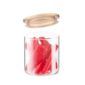 ARDESTO Банка для зберігання Fresh 700мл, скло, пластик, прозорий